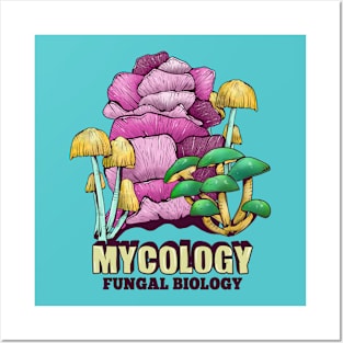 Colourful Mushrooms Posters and Art